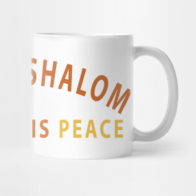 Yahweh Shalom The Lord Is Peace Inspirational Christians by Happy - Design